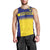 Sweden Rugby Custom Men Tank Top Three Crowns of Sweden Blue Pattern - Wonder Print Shop