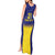 Sweden Rugby Custom Tank Maxi Dress Three Crowns of Sweden Blue Pattern - Wonder Print Shop