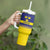 Sweden Rugby Custom Tumbler With Handle Three Crowns of Sweden Blue Pattern - Wonder Print Shop