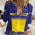 Sweden Rugby Custom Women Casual Shirt Three Crowns of Sweden Blue Pattern - Wonder Print Shop