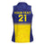 Sweden Rugby Custom Women Sleeveless Polo Shirt Three Crowns of Sweden Blue Pattern - Wonder Print Shop