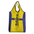 Sweden Rugby Custom Grocery Bag Three Crowns of Sweden Gold Pattern
