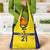 Sweden Rugby Custom Grocery Bag Three Crowns of Sweden Gold Pattern