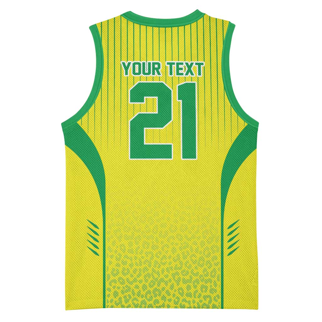 Custom Brazil World Football Legacy Basketball Jersey 5 Times History Champions - Wonder Print Shop