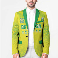 Custom Brazil World Football Legacy Blazer 5 Times History Champions - Wonder Print Shop
