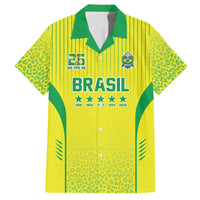 Custom Brazil World Football Legacy Hawaiian Shirt 5 Times History Champions - Wonder Print Shop