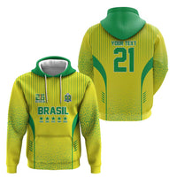 Custom Brazil World Football Legacy Hoodie 5 Times History Champions - Wonder Print Shop