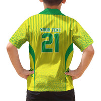 Custom Brazil World Football Legacy Kid Hawaiian Shirt 5 Times History Champions - Wonder Print Shop