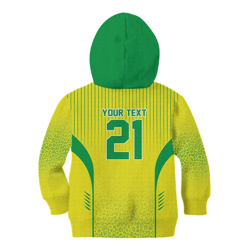 Custom Brazil World Football Legacy Kid Hoodie 5 Times History Champions - Wonder Print Shop