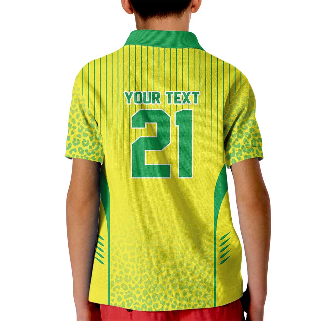 Custom Brazil World Football Legacy Kid Polo Shirt 5 Times History Champions - Wonder Print Shop