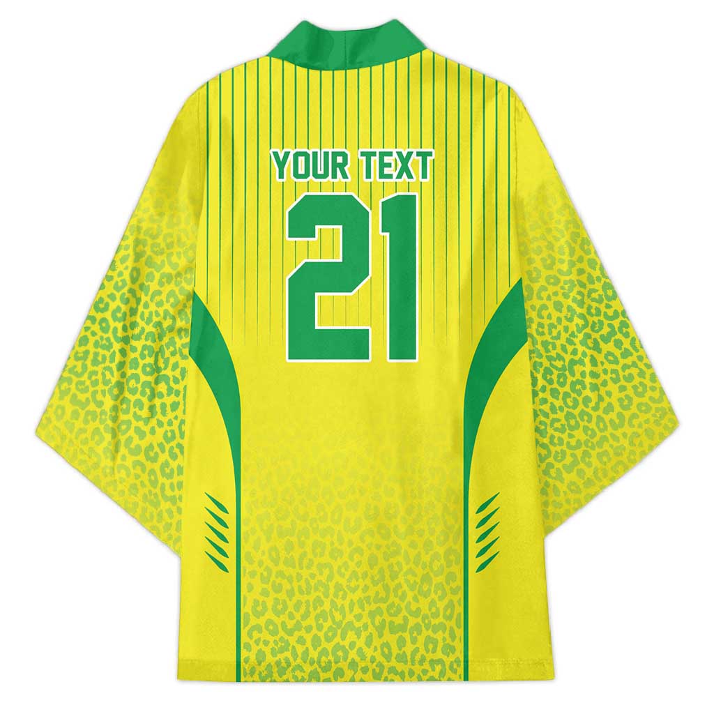 Custom Brazil World Football Legacy Kimono 5 Times History Champions - Wonder Print Shop