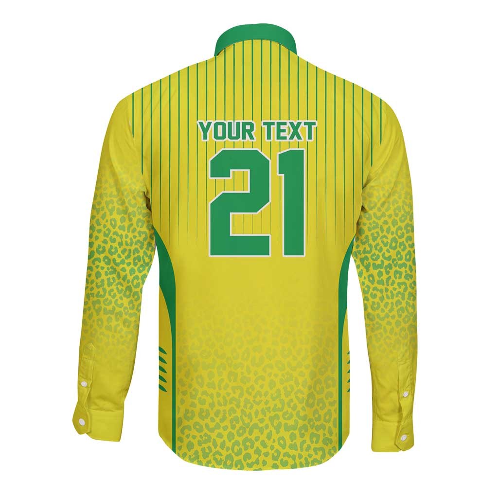 Custom Brazil World Football Legacy Long Sleeve Button Shirt 5 Times History Champions - Wonder Print Shop