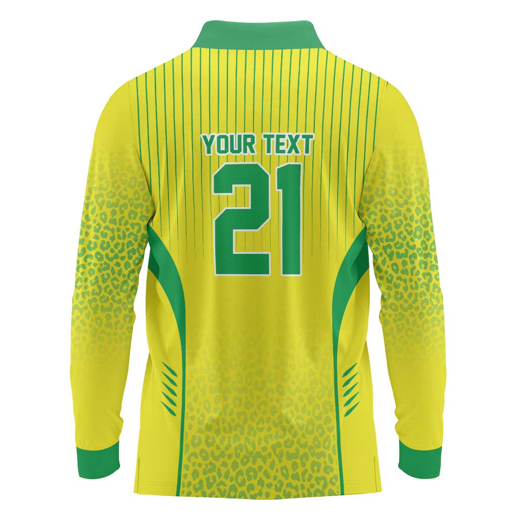 Custom Brazil World Football Legacy Long Sleeve Polo Shirt 5 Times History Champions - Wonder Print Shop