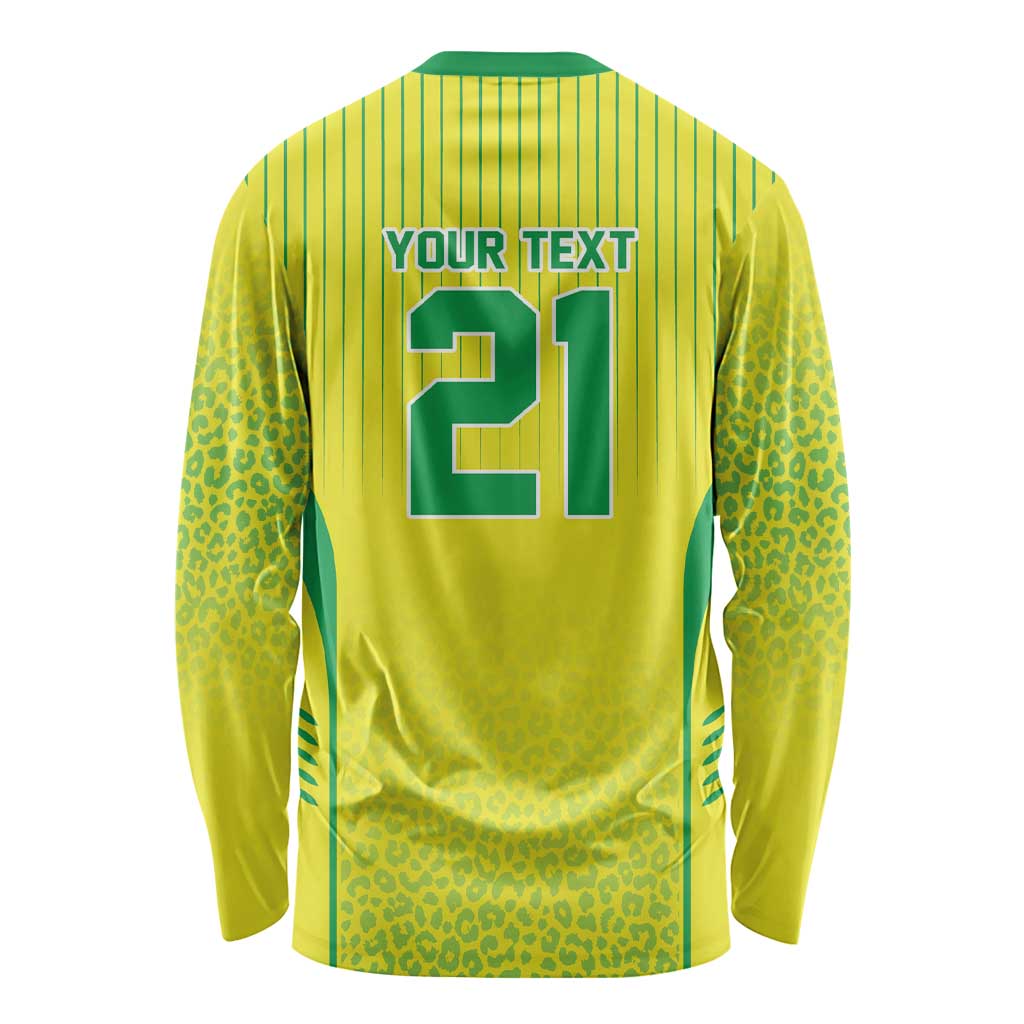 Custom Brazil World Football Legacy Long Sleeve Shirt 5 Times History Champions - Wonder Print Shop