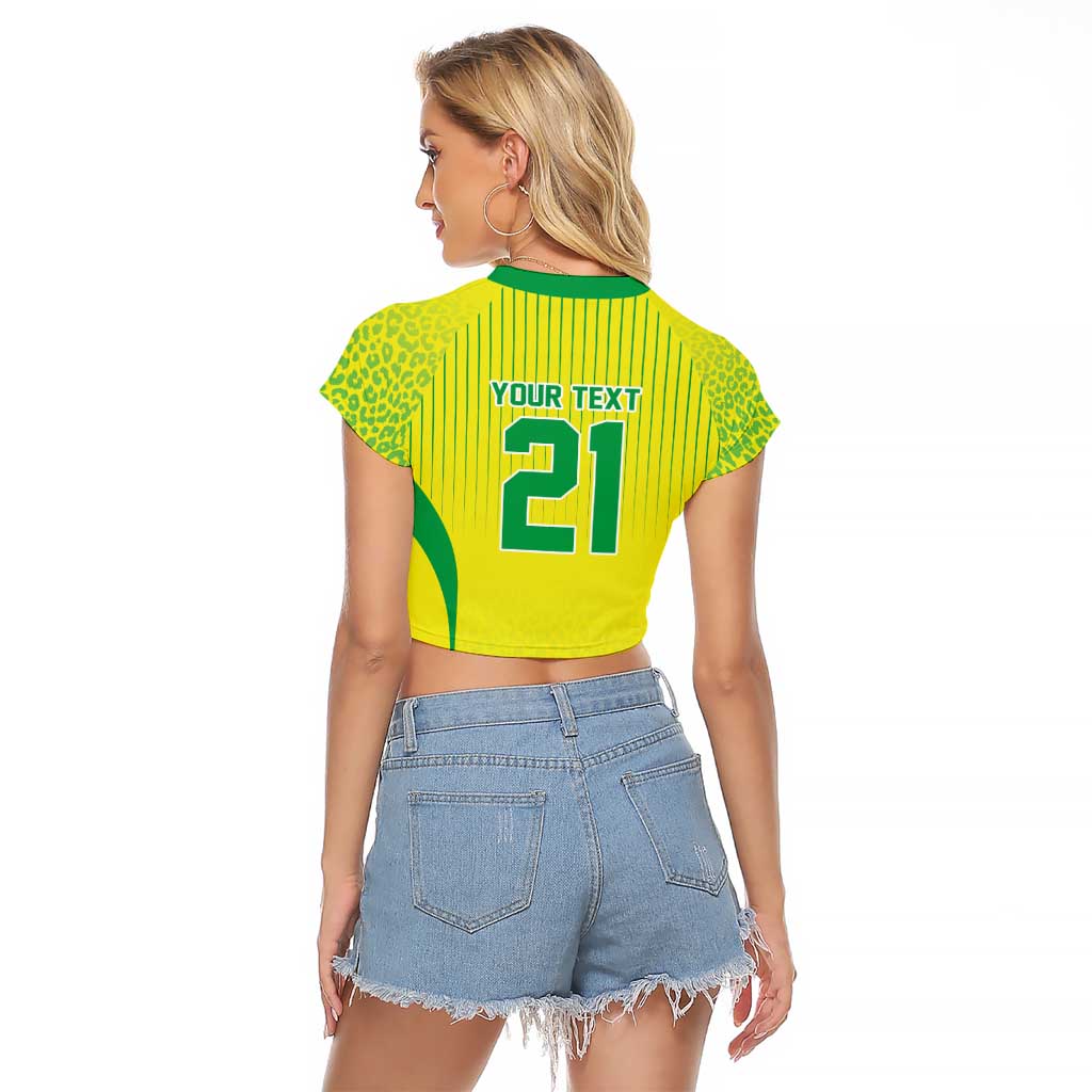 Custom Brazil World Football Legacy Raglan Cropped T Shirt 5 Times History Champions - Wonder Print Shop