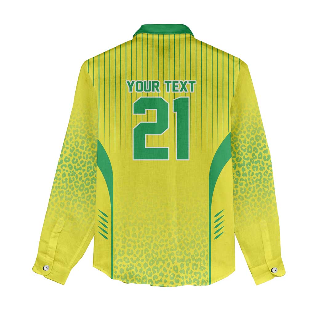 Custom Brazil World Football Legacy Women Casual Shirt 5 Times History Champions - Wonder Print Shop