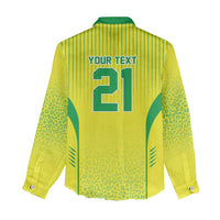 Custom Brazil World Football Legacy Women Casual Shirt 5 Times History Champions - Wonder Print Shop
