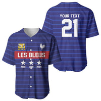 Custom France WC26 Future Champions Baseball Jersey Past Champions Future Legends - Wonder Print Shop