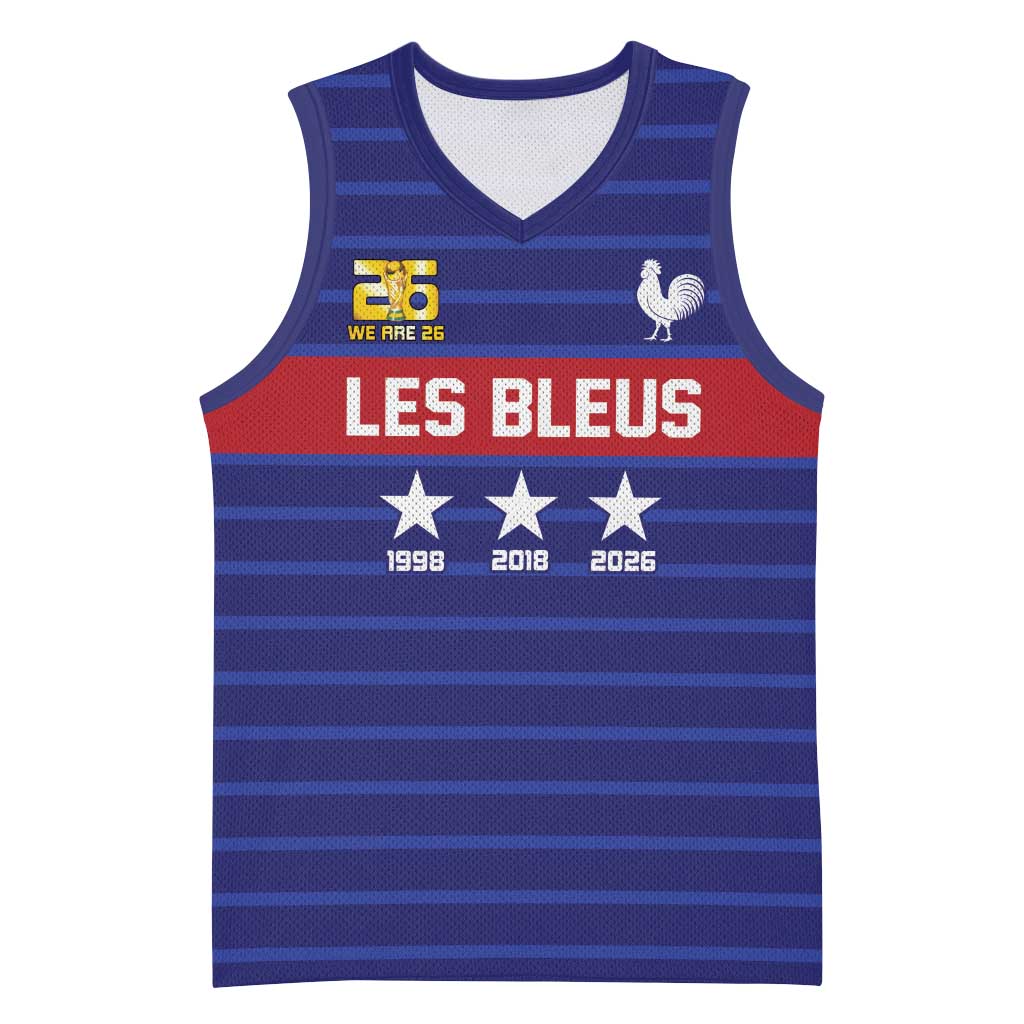 Custom France WC26 Future Champions Basketball Jersey Past Champions Future Legends - Wonder Print Shop