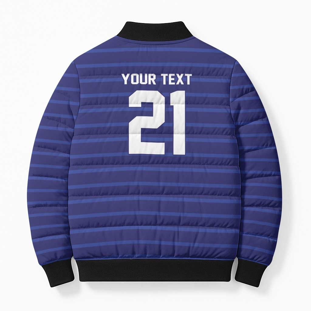Custom France WC26 Future Champions Bomber Puffer Jacket Past Champions Future Legends - Wonder Print Shop