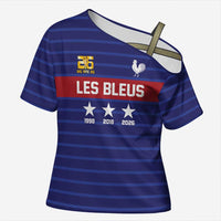 Custom France WC26 Future Champions Cross Shoulder Shirt Past Champions Future Legends - Wonder Print Shop