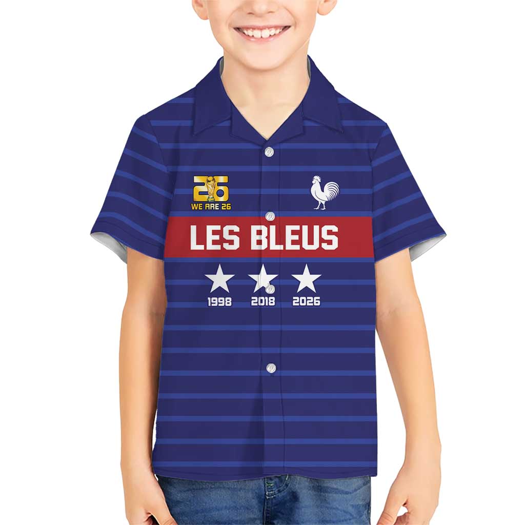 Custom France WC26 Future Champions Hawaiian Shirt Past Champions Future Legends - Wonder Print Shop