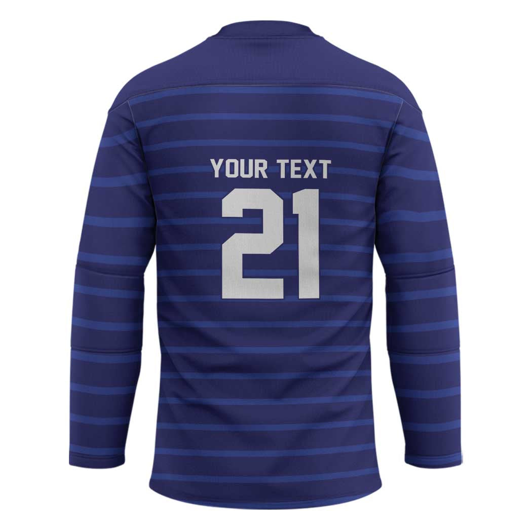 Custom France WC26 Future Champions Hockey Jersey Past Champions Future Legends - Wonder Print Shop