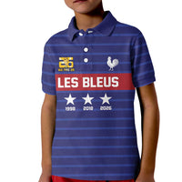 Custom France WC26 Future Champions Kid Polo Shirt Past Champions Future Legends - Wonder Print Shop