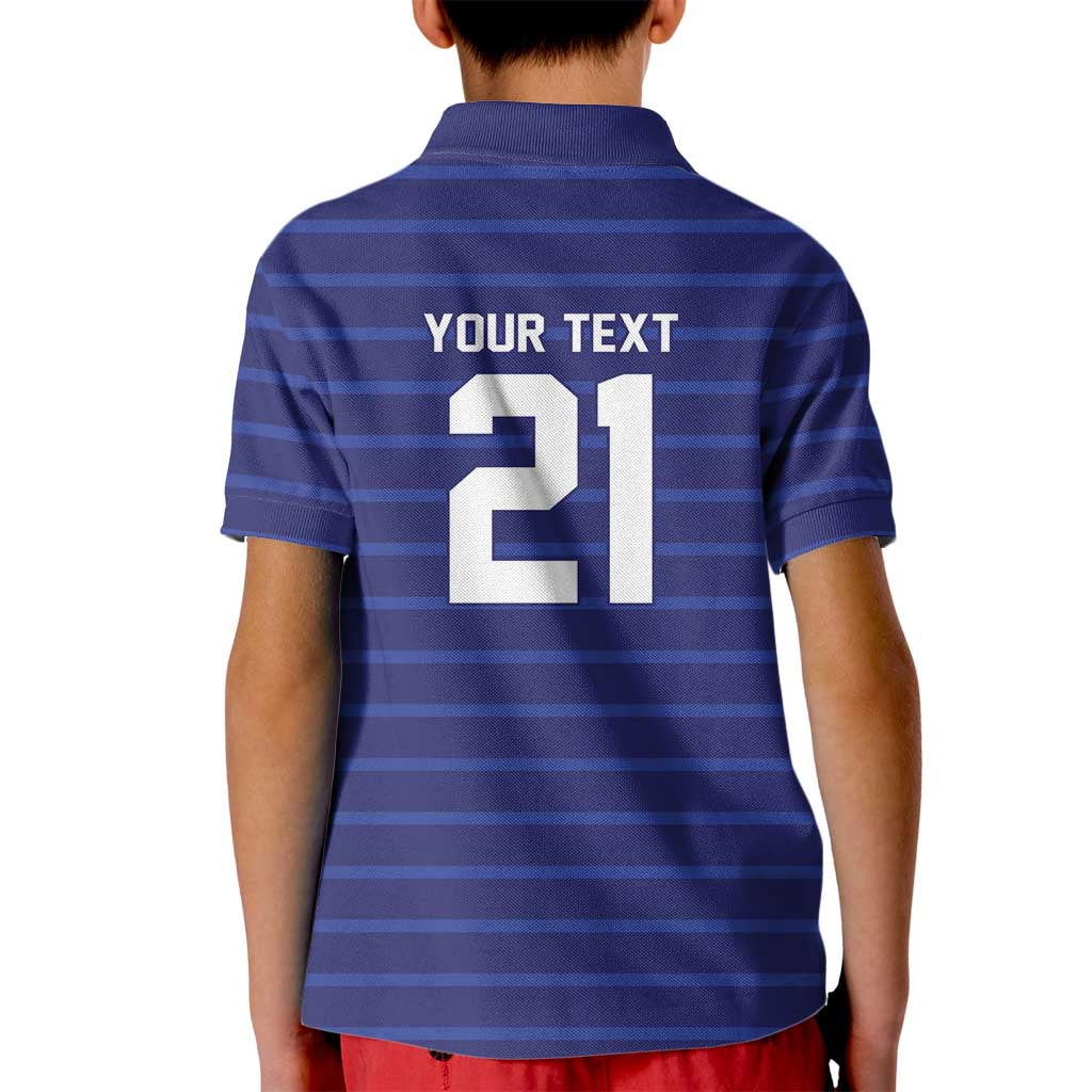 Custom France WC26 Future Champions Kid Polo Shirt Past Champions Future Legends - Wonder Print Shop