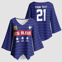 Custom France WC26 Future Champions Kimono Sleeve Blouse Past Champions Future Legends - Wonder Print Shop