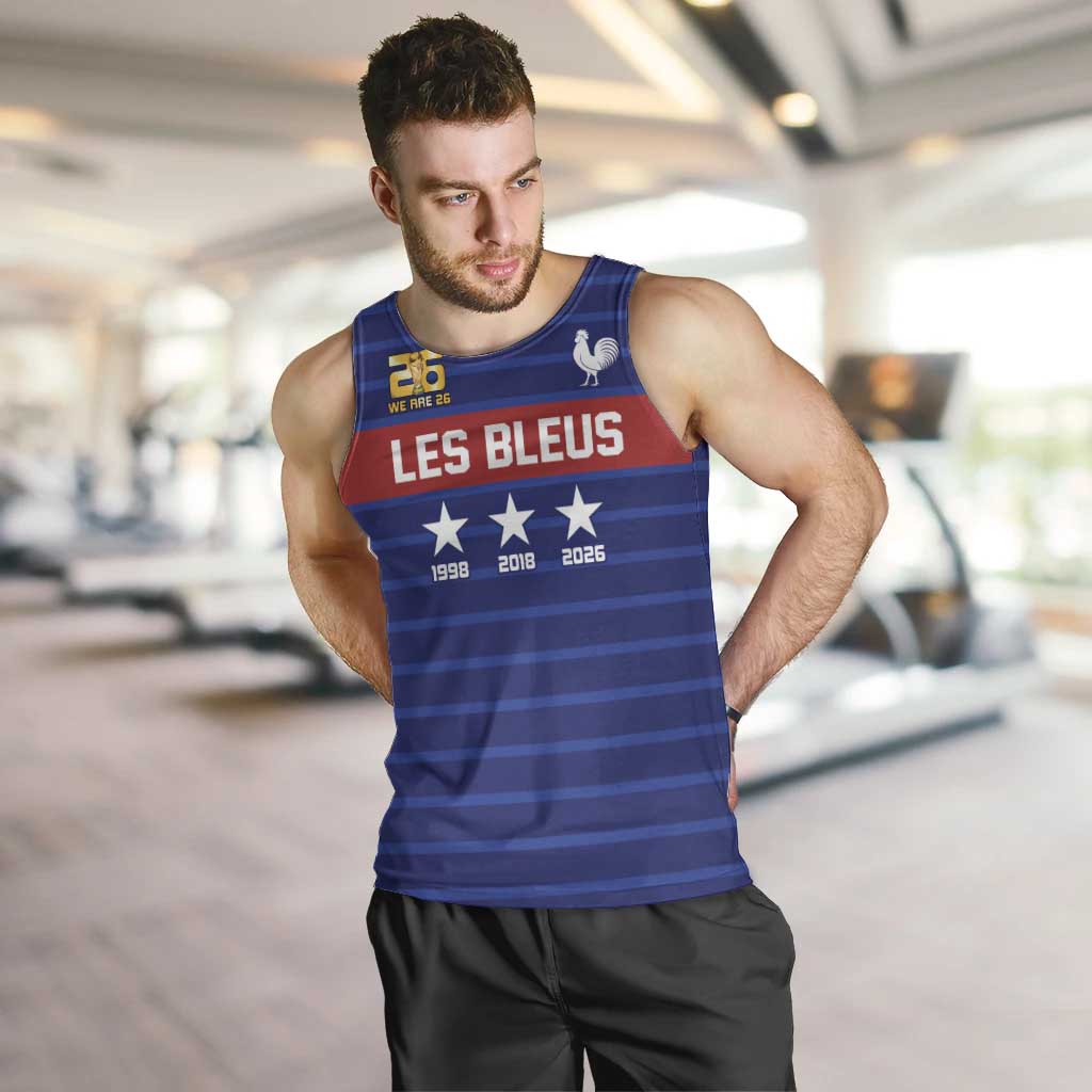 Custom France WC26 Future Champions Men Tank Top Past Champions Future Legends - Wonder Print Shop