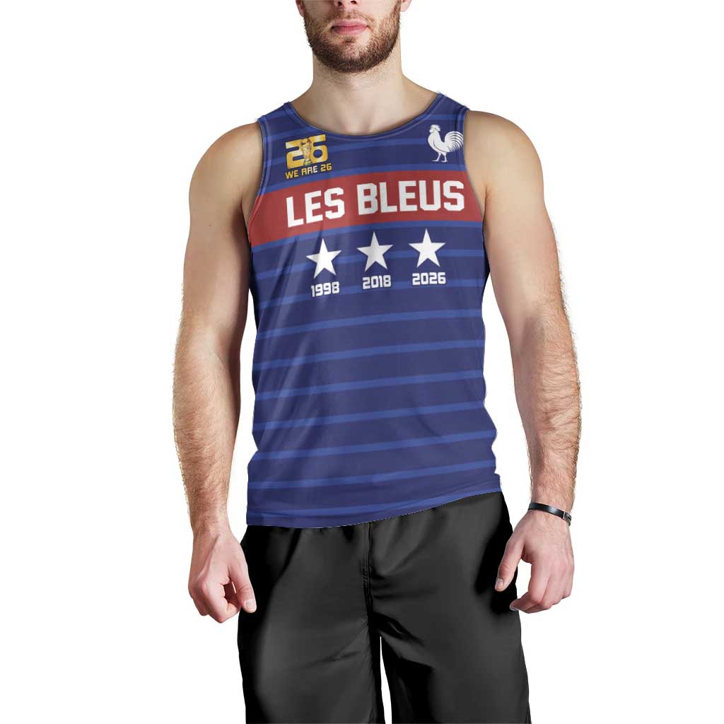Custom France WC26 Future Champions Men Tank Top Past Champions Future Legends - Wonder Print Shop