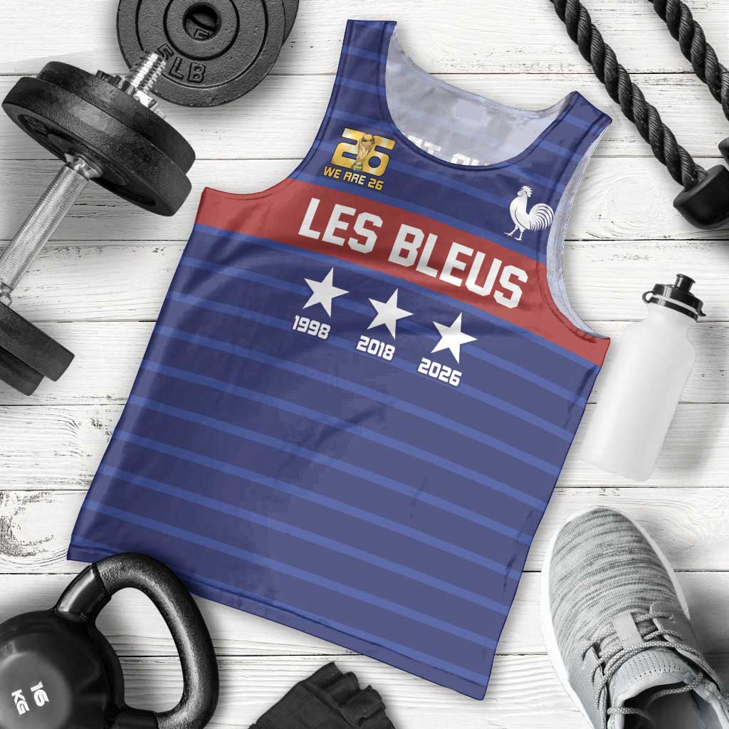 Custom France WC26 Future Champions Men Tank Top Past Champions Future Legends - Wonder Print Shop
