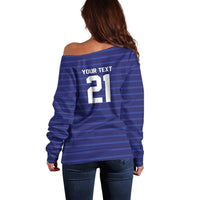 Custom France WC26 Future Champions Off Shoulder Sweater Past Champions Future Legends - Wonder Print Shop