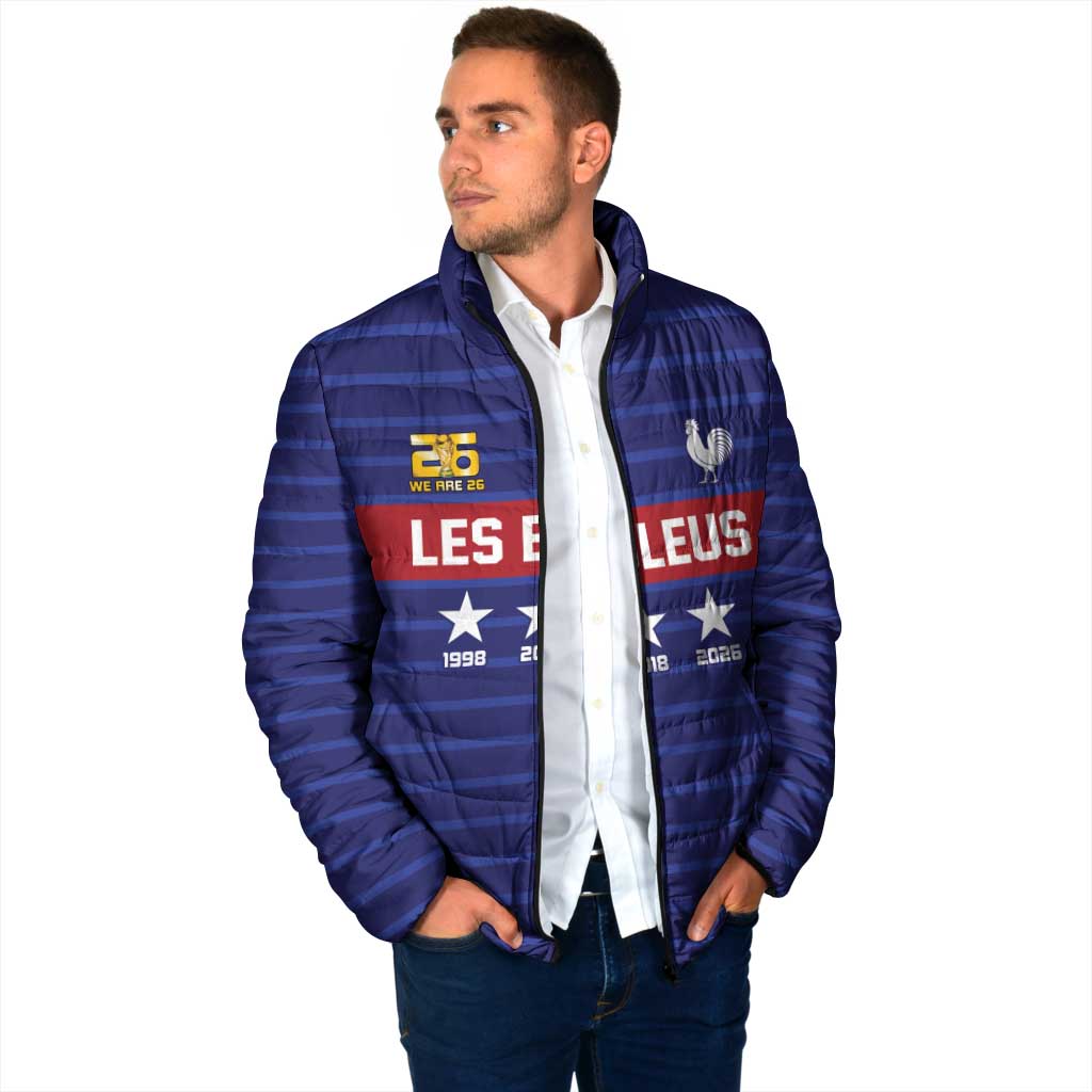 Custom France WC26 Future Champions Padded Jacket Past Champions Future Legends - Wonder Print Shop