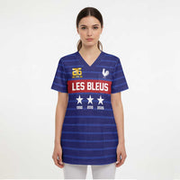 Custom France WC26 Future Champions Scrub Top Past Champions Future Legends - Wonder Print Shop