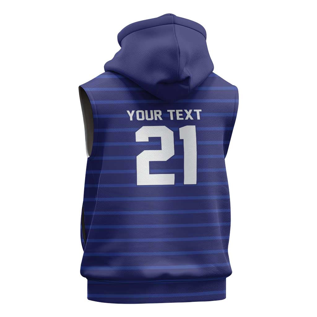 Custom France WC26 Future Champions Sleeveless Hoodie Past Champions Future Legends - Wonder Print Shop