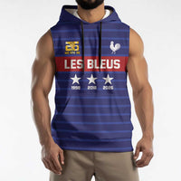 Custom France WC26 Future Champions Sleeveless Hoodie Past Champions Future Legends - Wonder Print Shop