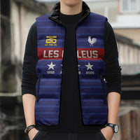 Custom France WC26 Future Champions Sleeveless Puffer Jacket Past Champions Future Legends - Wonder Print Shop