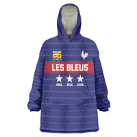 Custom France WC26 Future Champions Wearable Blanket Hoodie Past Champions Future Legends - Wonder Print Shop