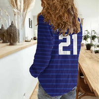 Custom France WC26 Future Champions Women Casual Shirt Past Champions Future Legends - Wonder Print Shop