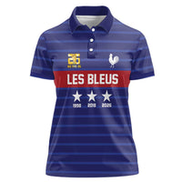Custom France WC26 Future Champions Women Polo Shirt Past Champions Future Legends - Wonder Print Shop