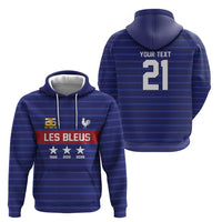 Custom France WC26 Future Champions Zip Hoodie Past Champions Future Legends - Wonder Print Shop