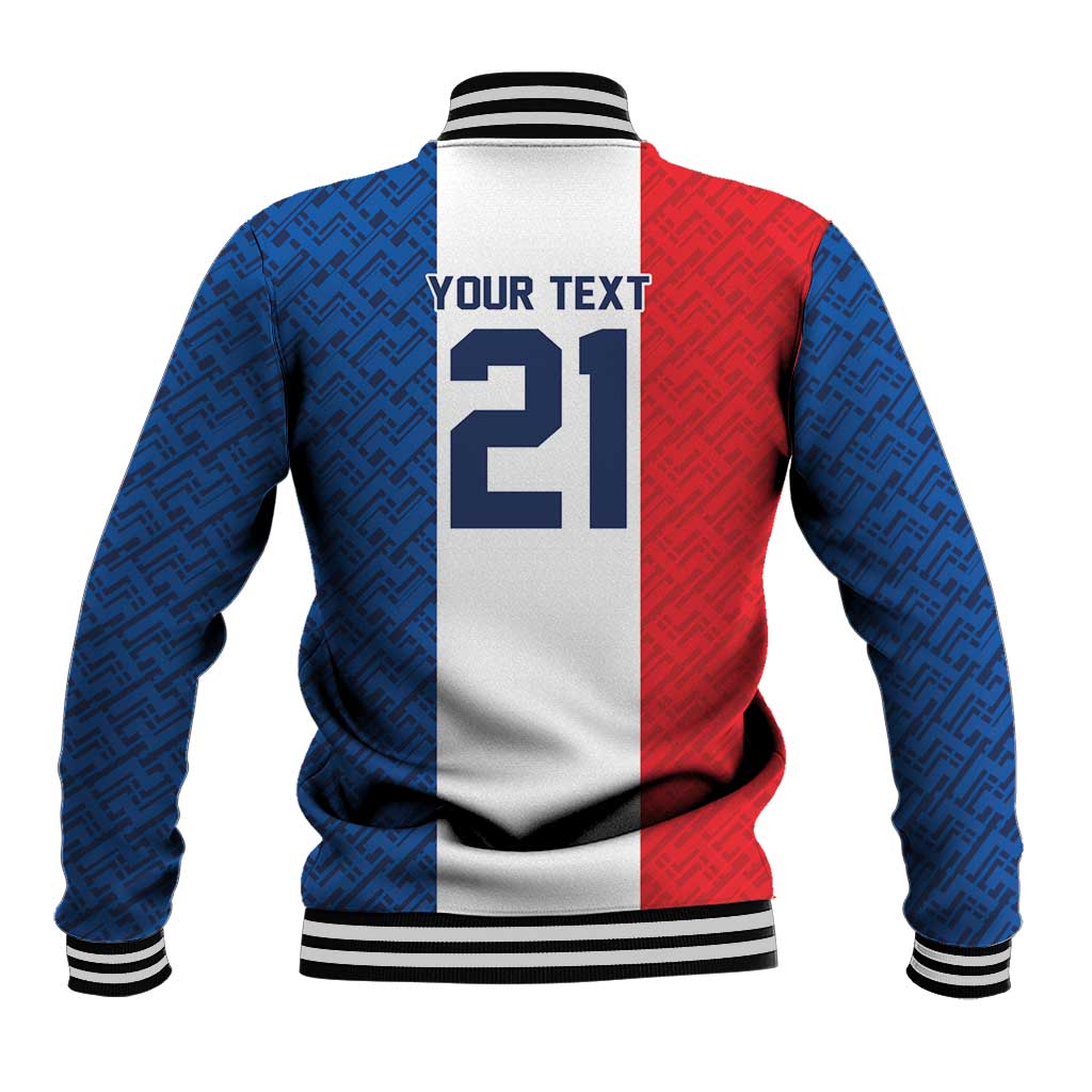 Custom France World Football Legacy Baseball Jacket 2 Times History Champions - Wonder Print Shop
