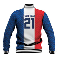 Custom France World Football Legacy Baseball Jacket 2 Times History Champions - Wonder Print Shop