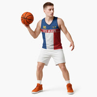 Custom France World Football Legacy Basketball Jersey 2 Times History Champions - Wonder Print Shop