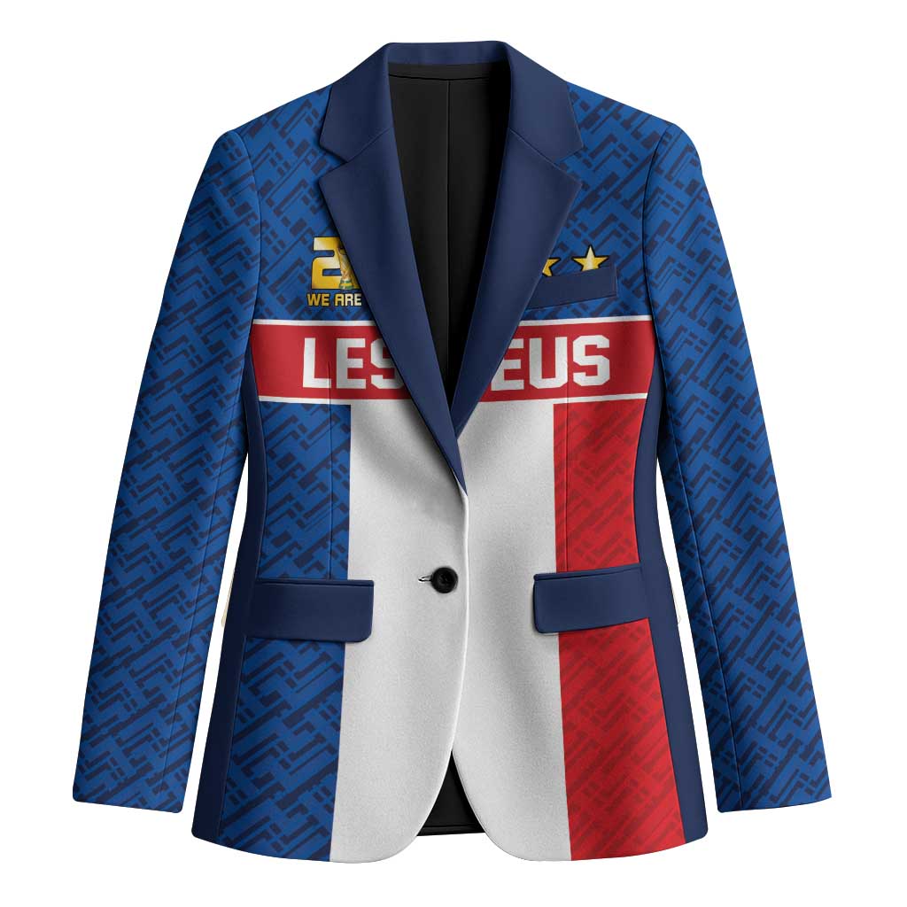 Custom France World Football Legacy Blazer 2 Times History Champions - Wonder Print Shop