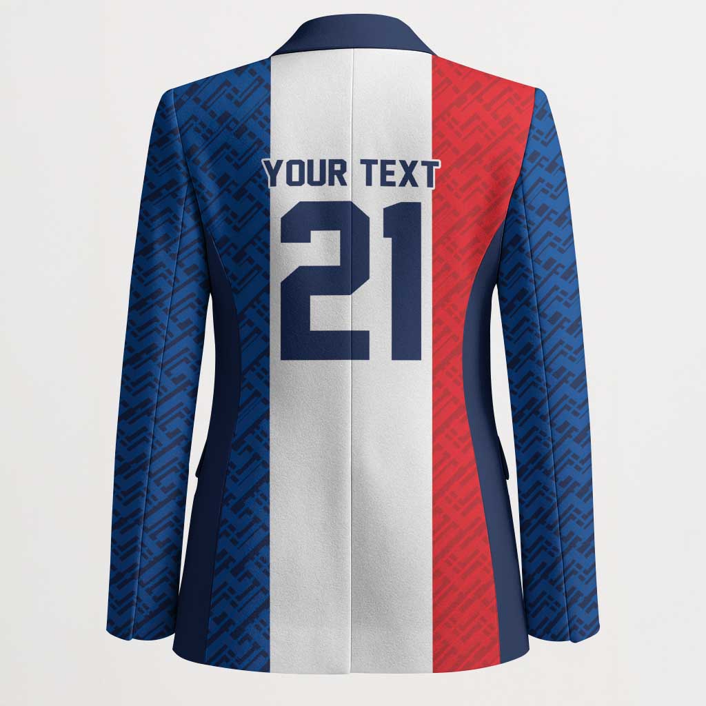 Custom France World Football Legacy Blazer 2 Times History Champions - Wonder Print Shop