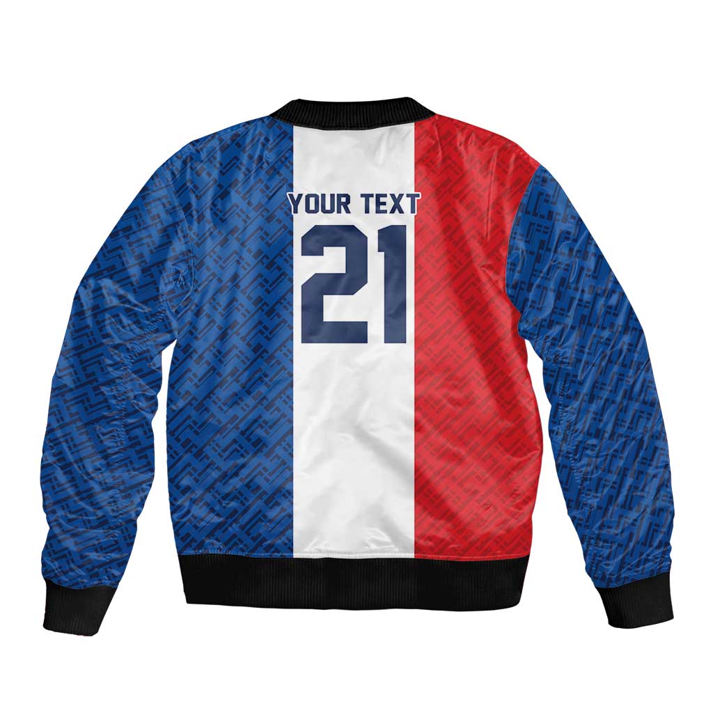 Custom France World Football Legacy Bomber Jacket 2 Times History Champions - Wonder Print Shop
