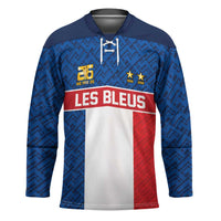 Custom France World Football Legacy Hockey Jersey 2 Times History Champions - Wonder Print Shop